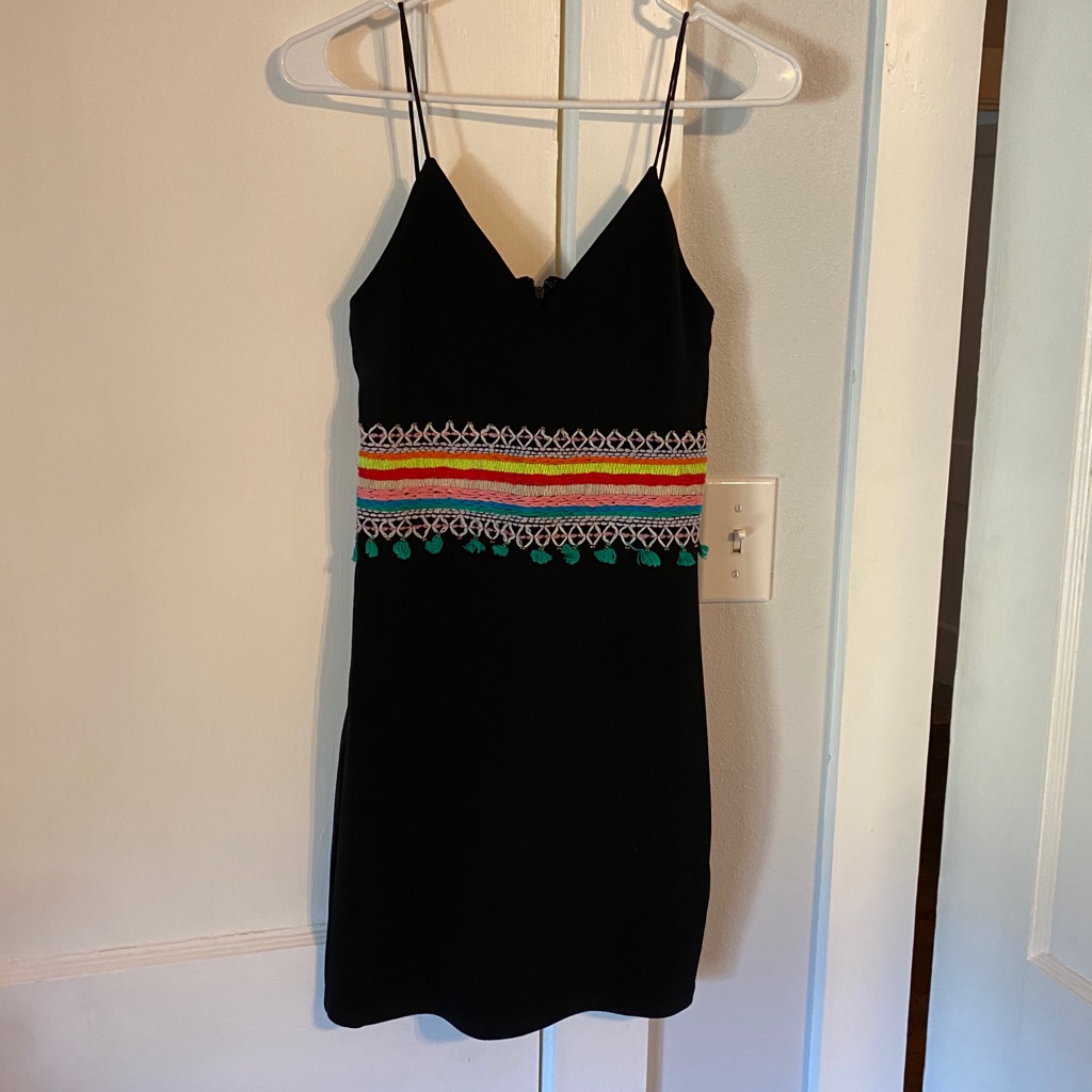Alice And Olivia Embroidered Mini Dress